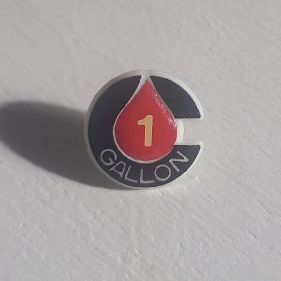 Blood Drive Drop Vintage Donor Lapel Pin - Picture 2 of 4